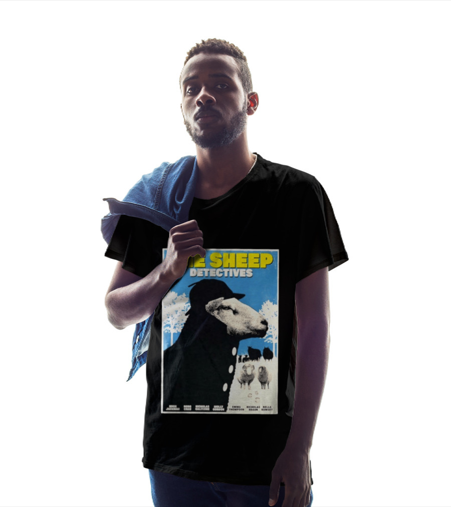 The Sheep Detectives Hugh Jackman Hong Chau Nicholas Galitzine Molly Gordon Emma Thompson Nicholas Braun Bella Ramsey T-Shirt