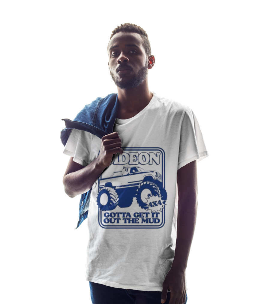 Gideon Monster Truck 4X4 Gotta Get It Out The Mud Ringer T-Shirt