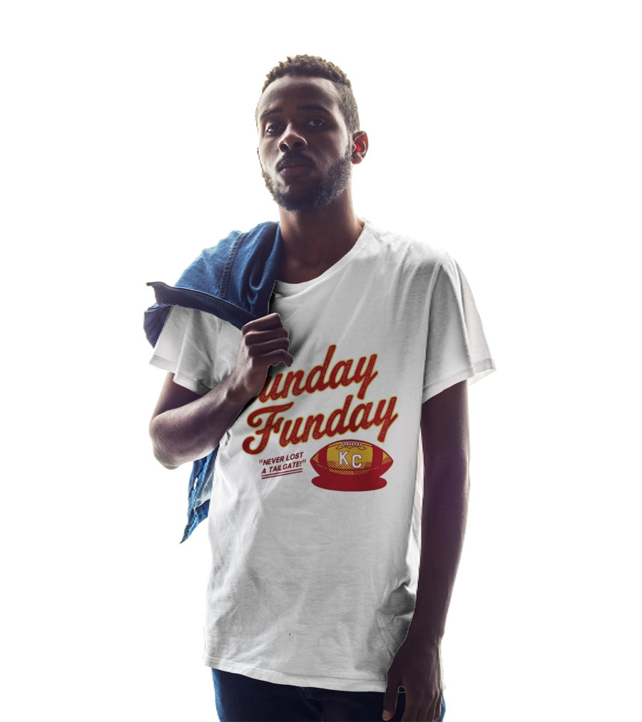 Sunday Funday Never Lost A Tailgate KC Chiefs Football T-Shirt
