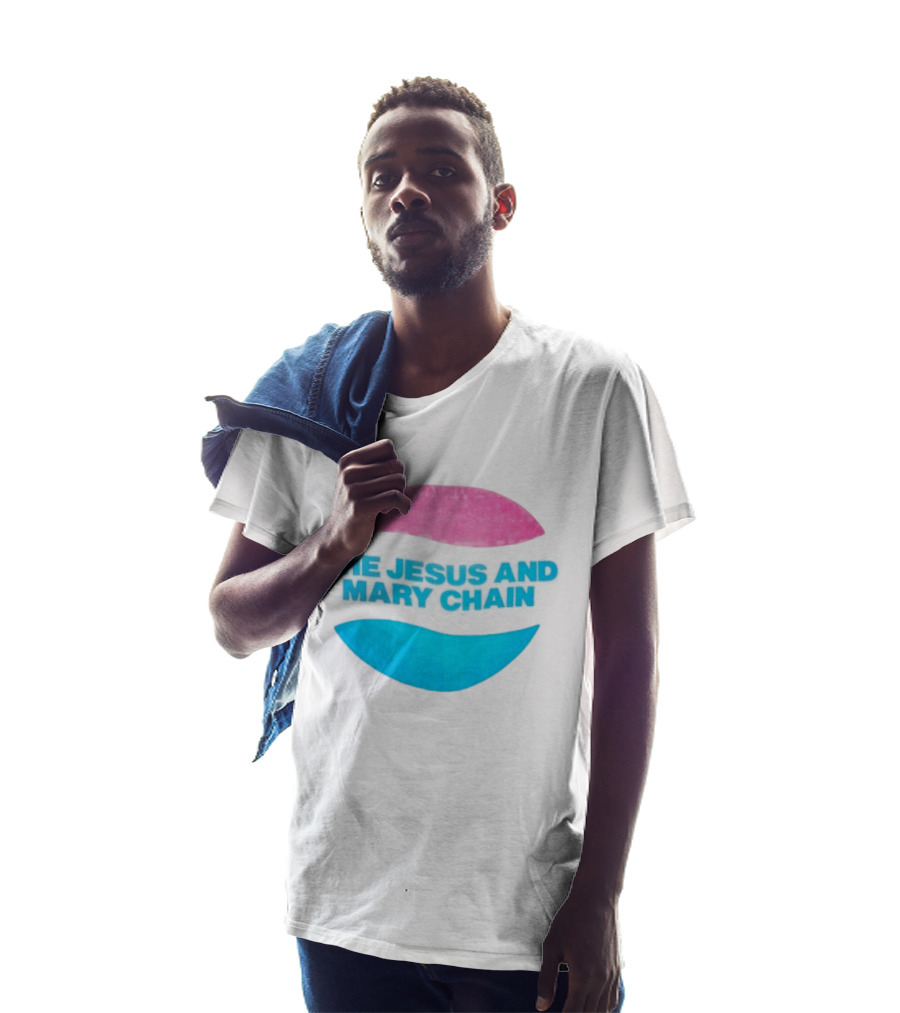 The Jesus And Mary Chain Pink Blue Lips Alternative Rock T-Shirt