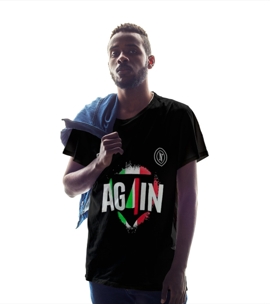 EA7 AG4IN Italian Flag T-Shirt