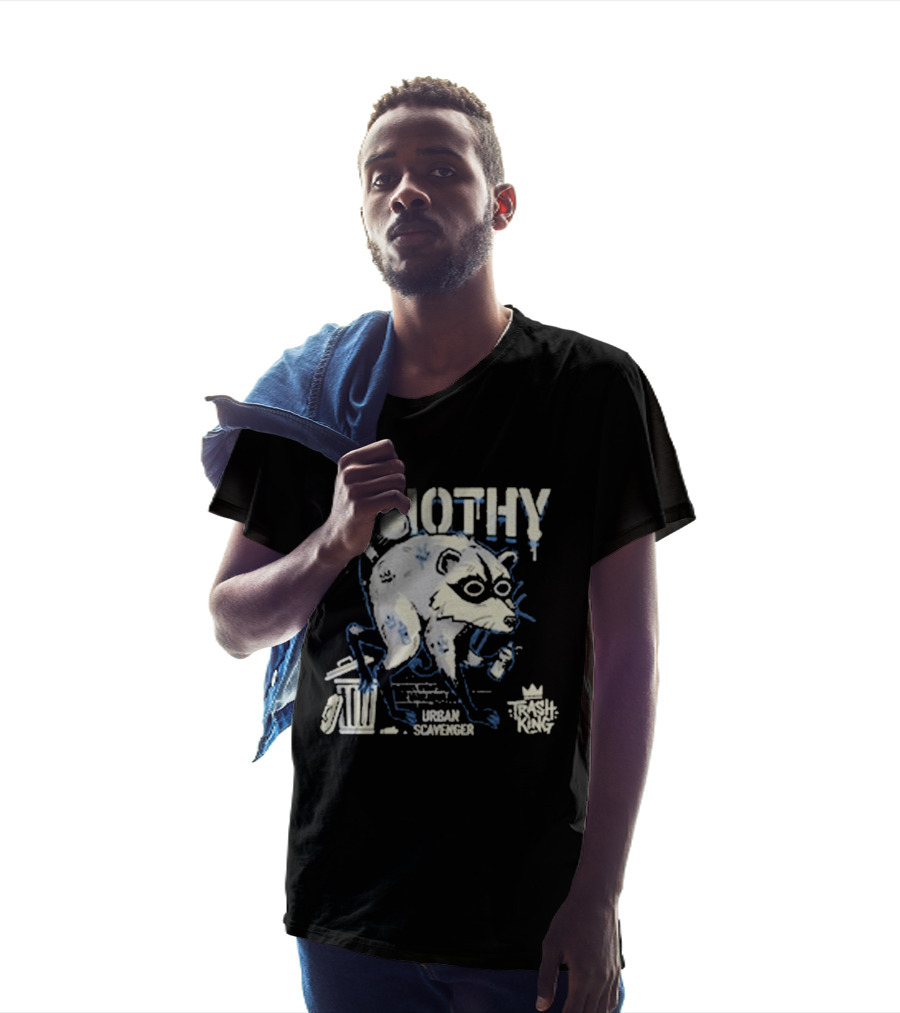 Jimothy Urban Scavenger Trash King Raccoon Dumpster Adventure T-Shirt