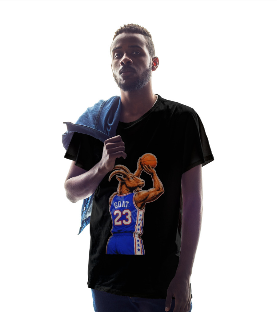 GOAT 23 Basketball Jersey Philadelphia Sixers LeBron James T-Shirt