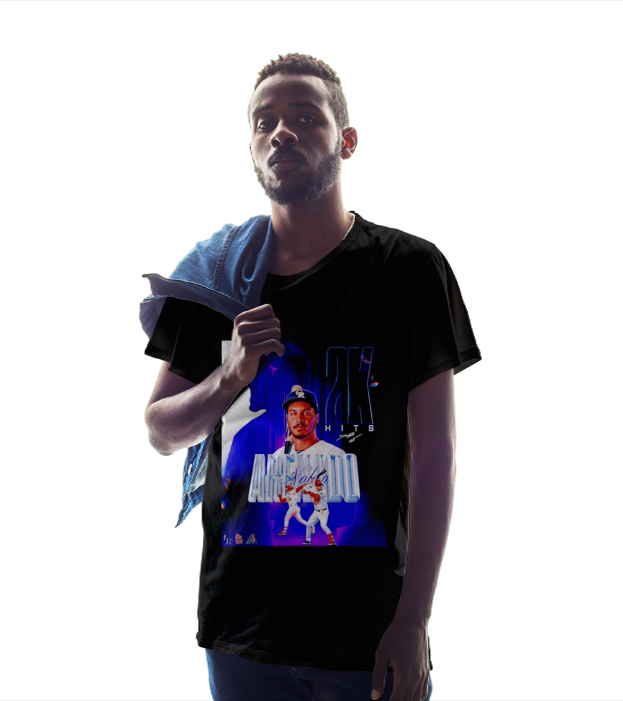 Nolan Arenado 2K Hits Retro Baseball Milestone Celebration T-Shirt