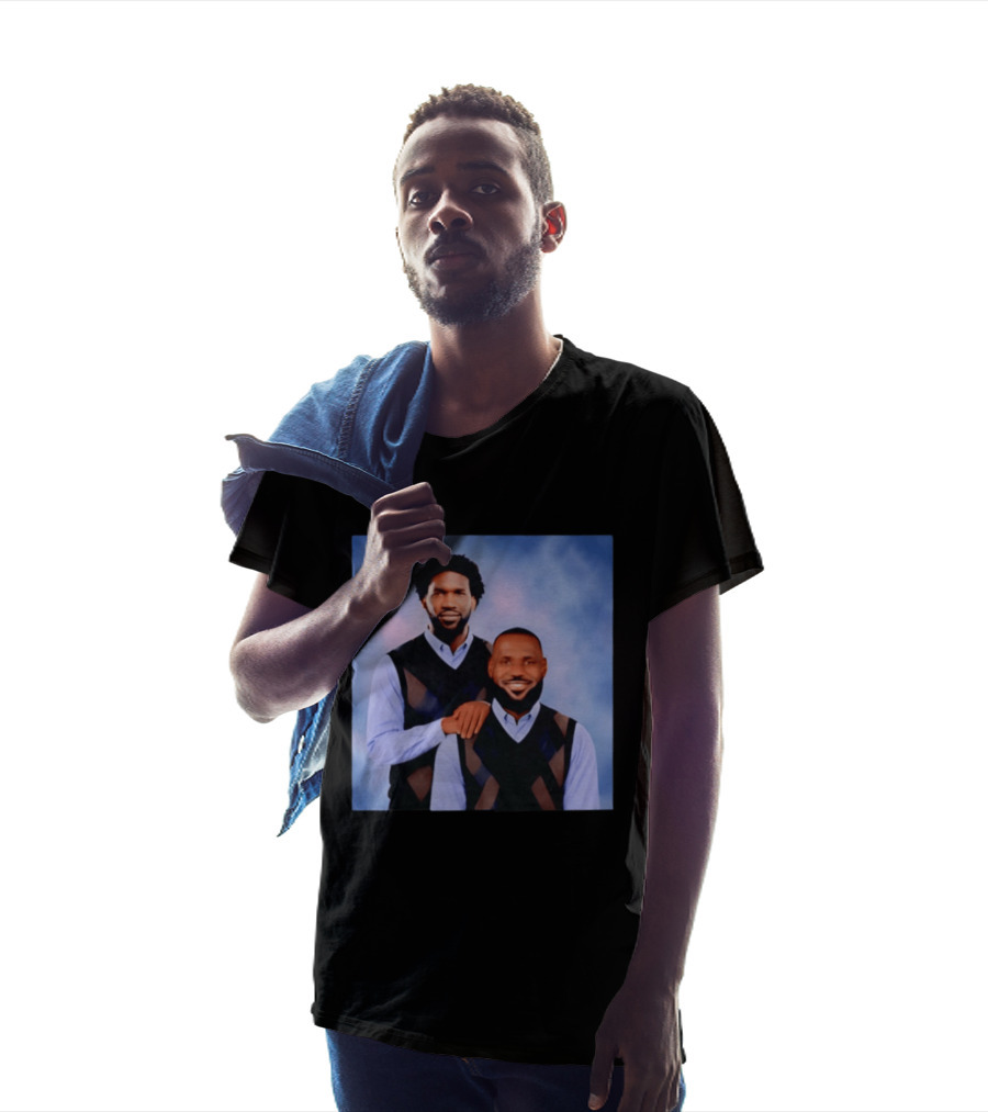 Philadelphia 76ers Lebron James Joel Embiid Step Brothers T-Shirt