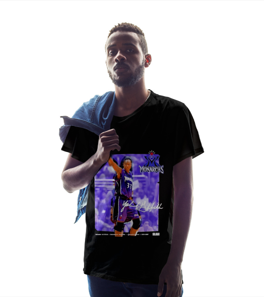 WNBA Yolanda Griffith 33 Sacramento Monarchs Basketball Legends T-Shirt