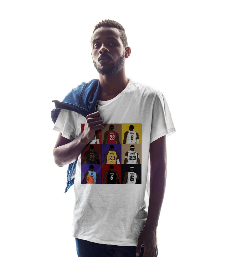 LeBron James Each Team History Philadelphia 76ers NBA 2026 T-Shirt