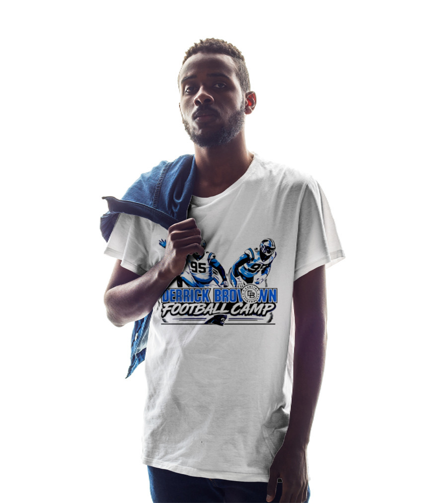 Lee Hunter Derrick Brown Carolina Panthers Football Camp T-Shirt