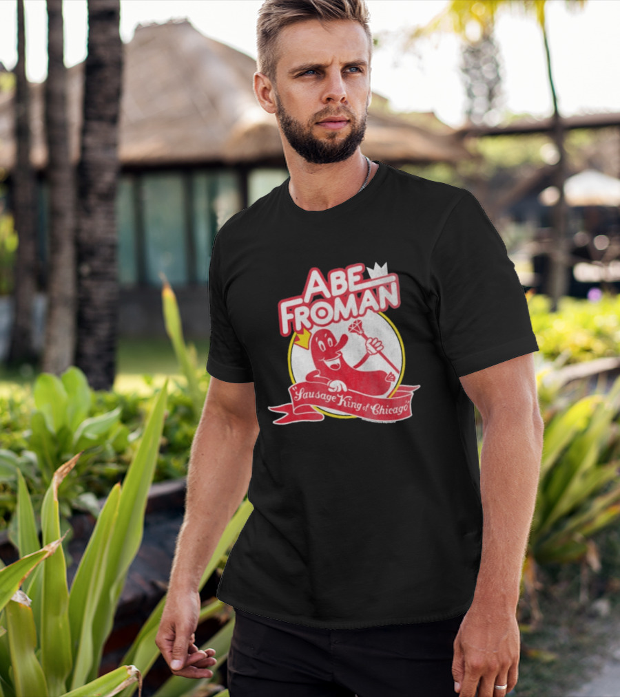 Abe Froman Sausage King Of Chicago Diamond Cane And Crown T-Shirt