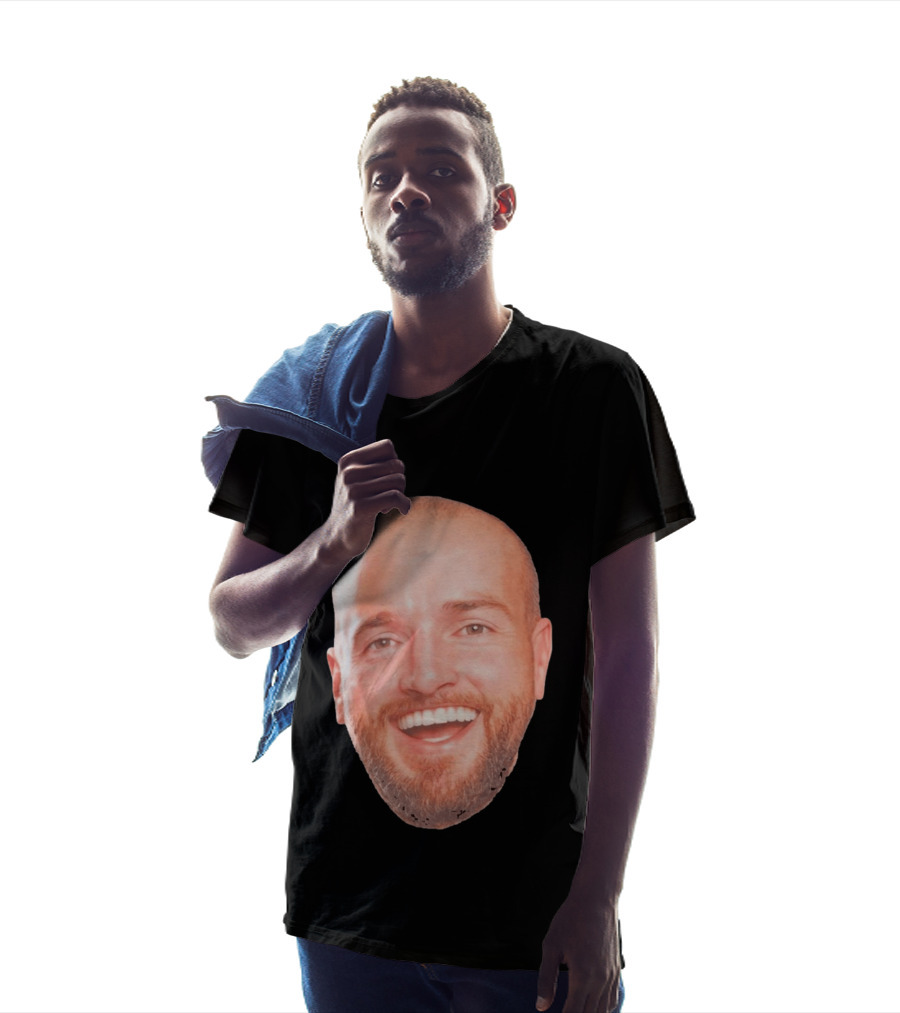 Clinton Gutherson Face Rugby Fan Merchandise T-Shirt