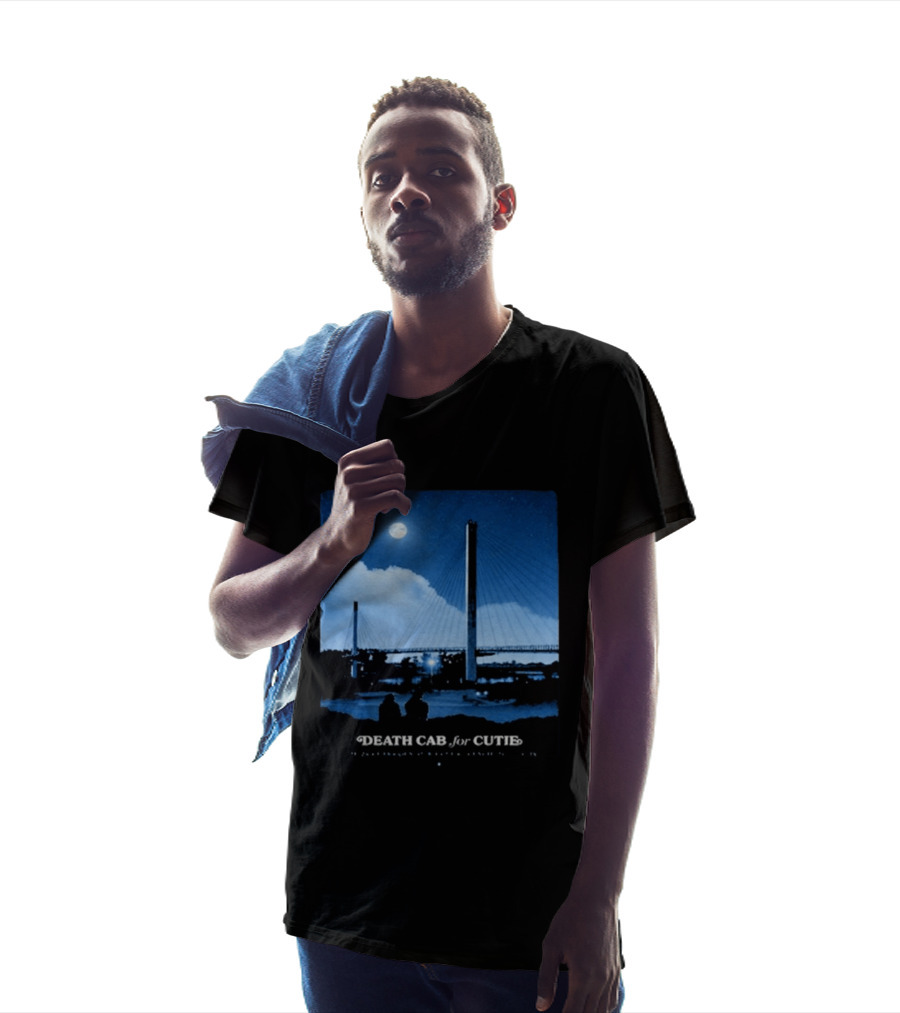 Death Cab For Cutie Council Bluffs IA 2026 Bridge Moonlit T-Shirt