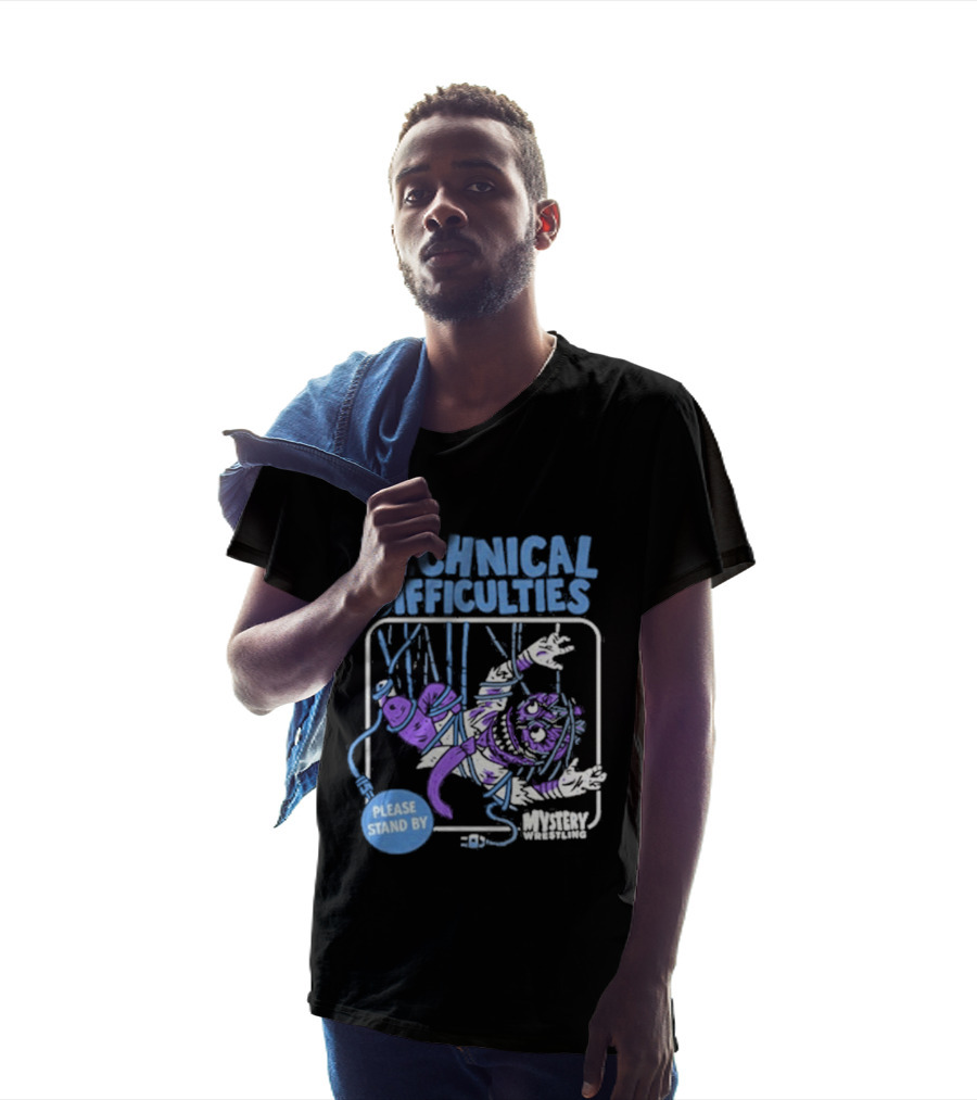 Technical Difficulties Please Stand By Monster Mashup T-Shirt