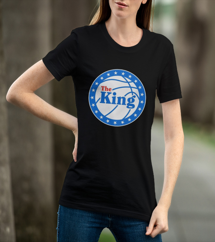 The King Philly Basketball Circle Stars T-Shirt