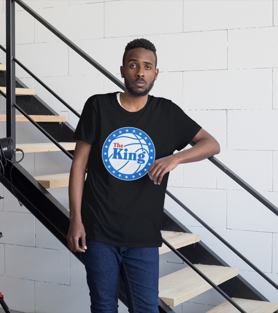 The King Philly Basketball Circle Stars T-Shirt