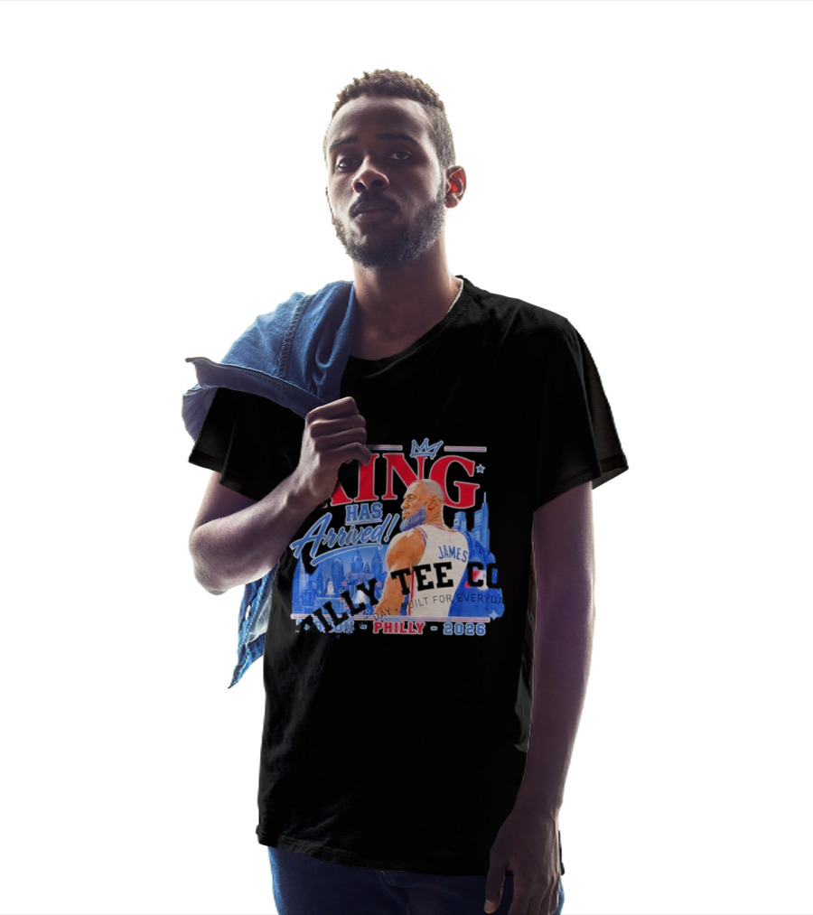LeBron James The King Has Arrived Philly 2026 Tour T-Shirt