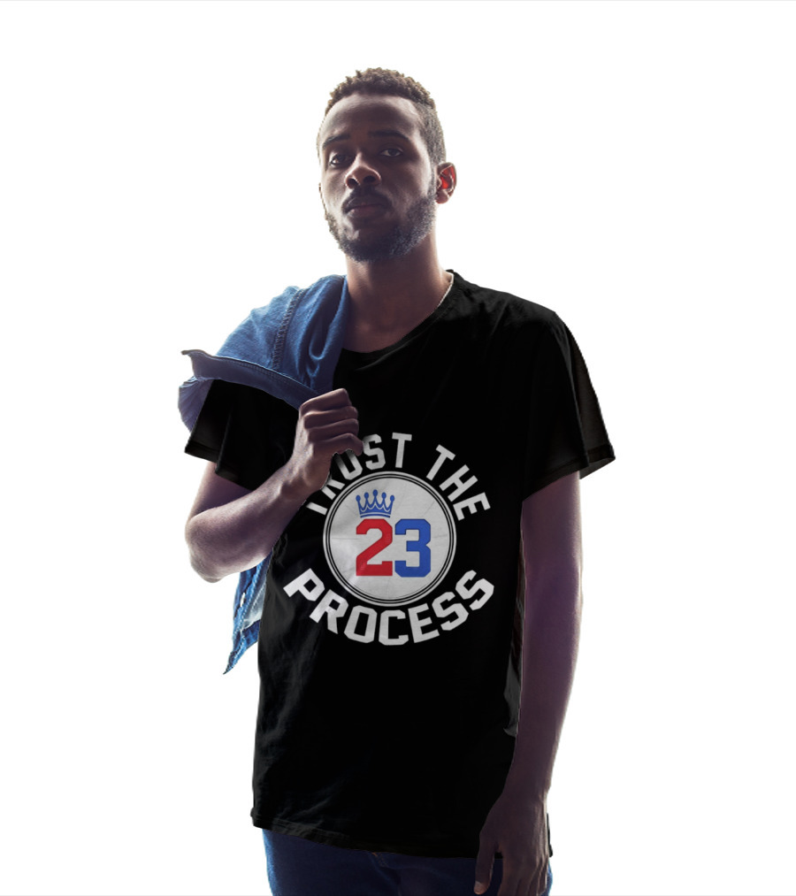 Trust The Process 23 Crown Basketball Fan T-Shirt