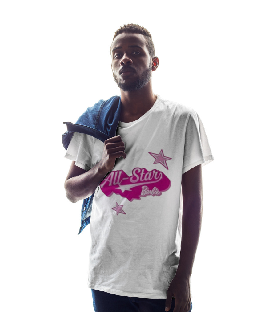 Angel Reese All Star Barbie Pink Star T-Shirt