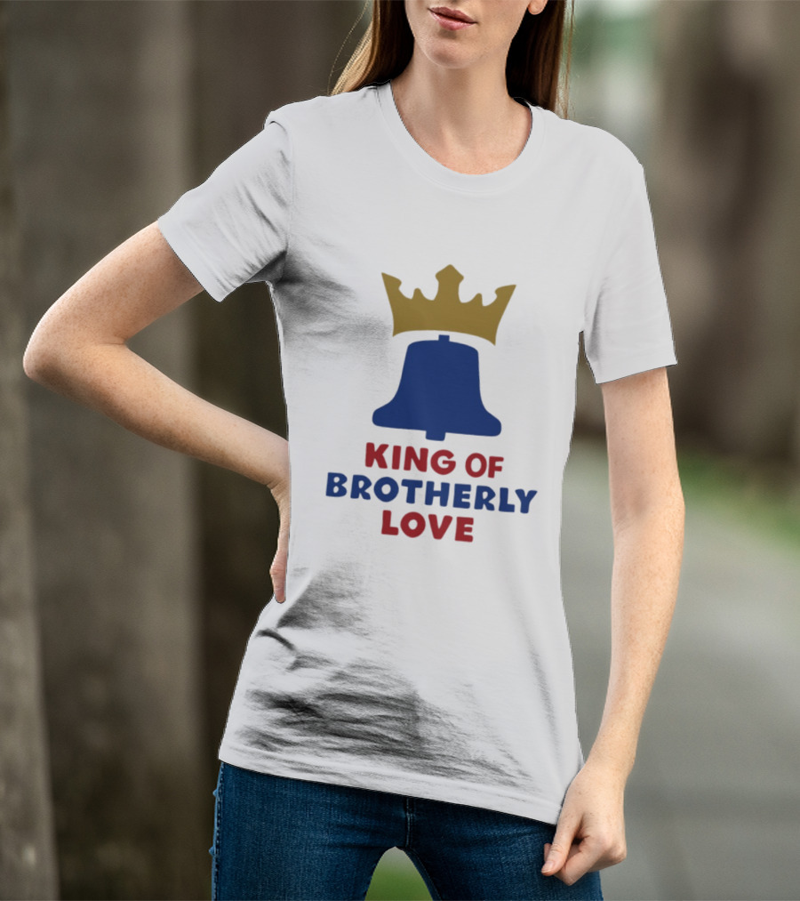Philadelphia 76ers King Of Brotherly Love LeBron James T-Shirt
