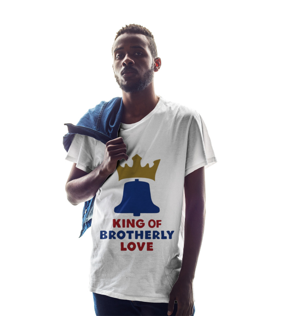 Philadelphia 76ers King Of Brotherly Love LeBron James T-Shirt