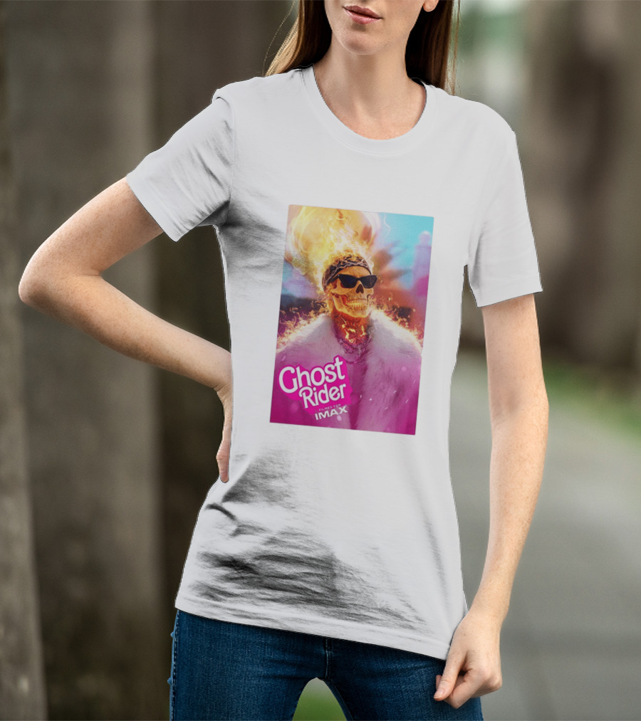 Ryan Gosling Barbie Ghost Rider Filmed For IMAX T-Shirt