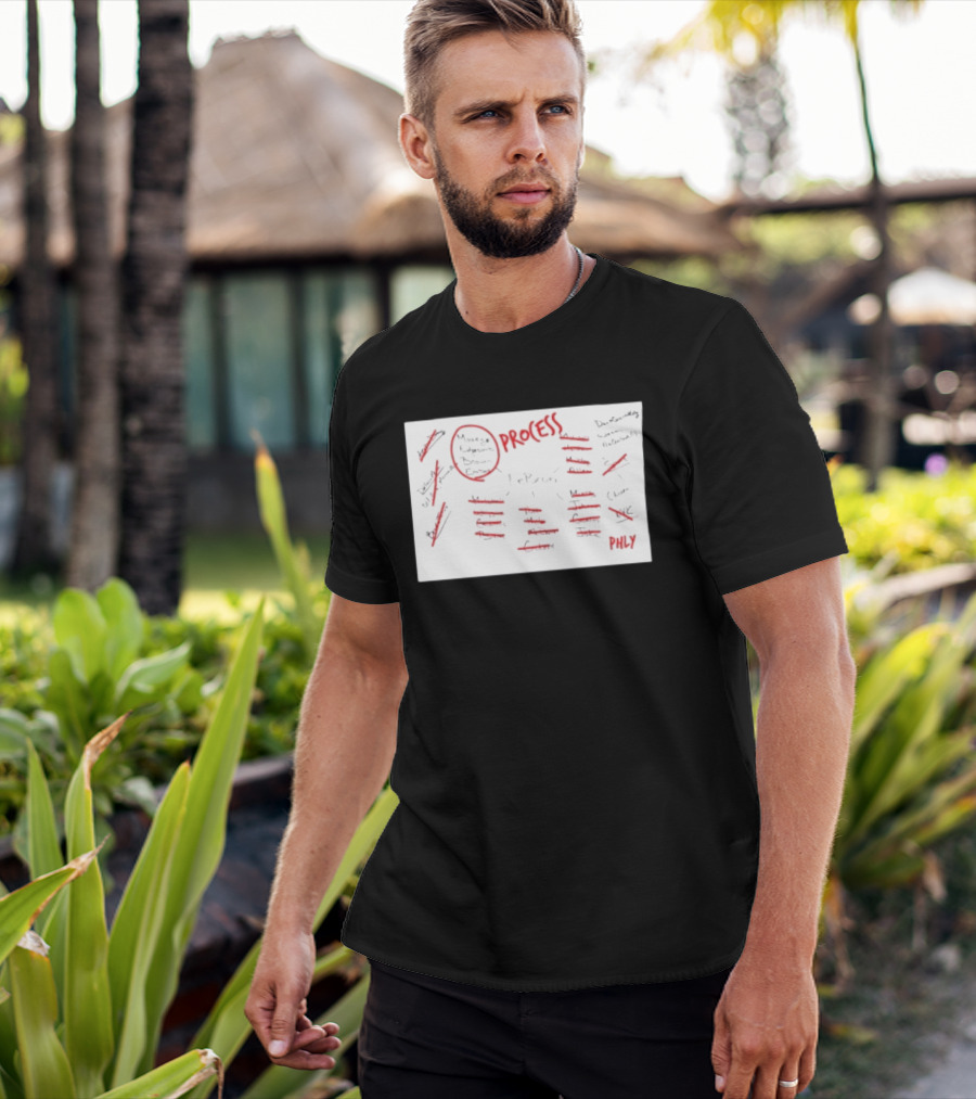 LeBron Process NBA Player List Philadelphia Basketball T-Shirt
