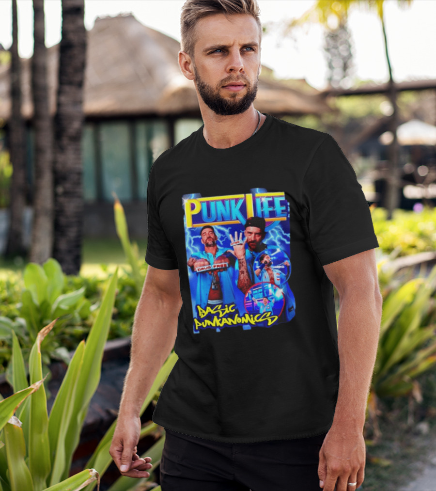 Punk Life Basic Punkanomics Drug Free CM Punk T-Shirt