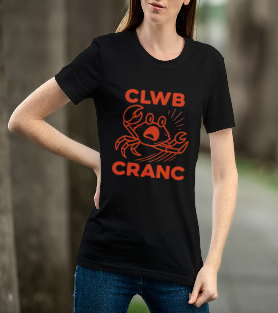 Welsh Edition Crab Club Clwb Cranc Crop T-Shirt