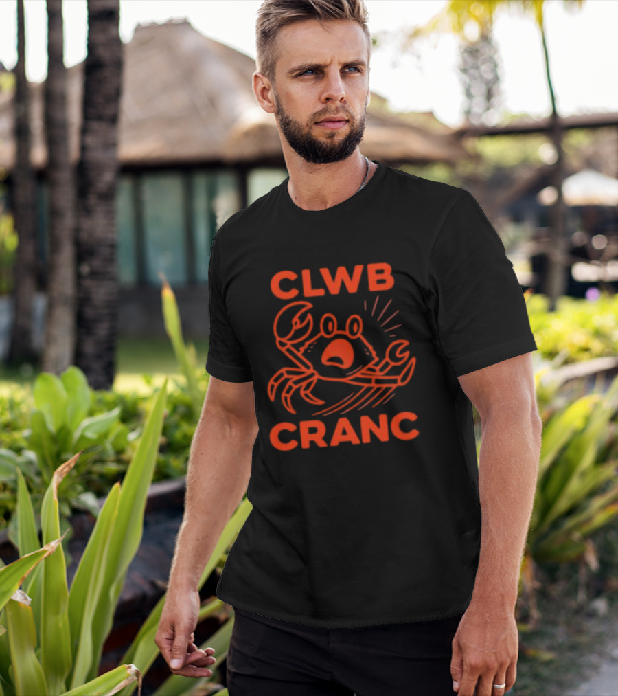 Welsh Edition Crab Club Clwb Cranc Crop T-Shirt
