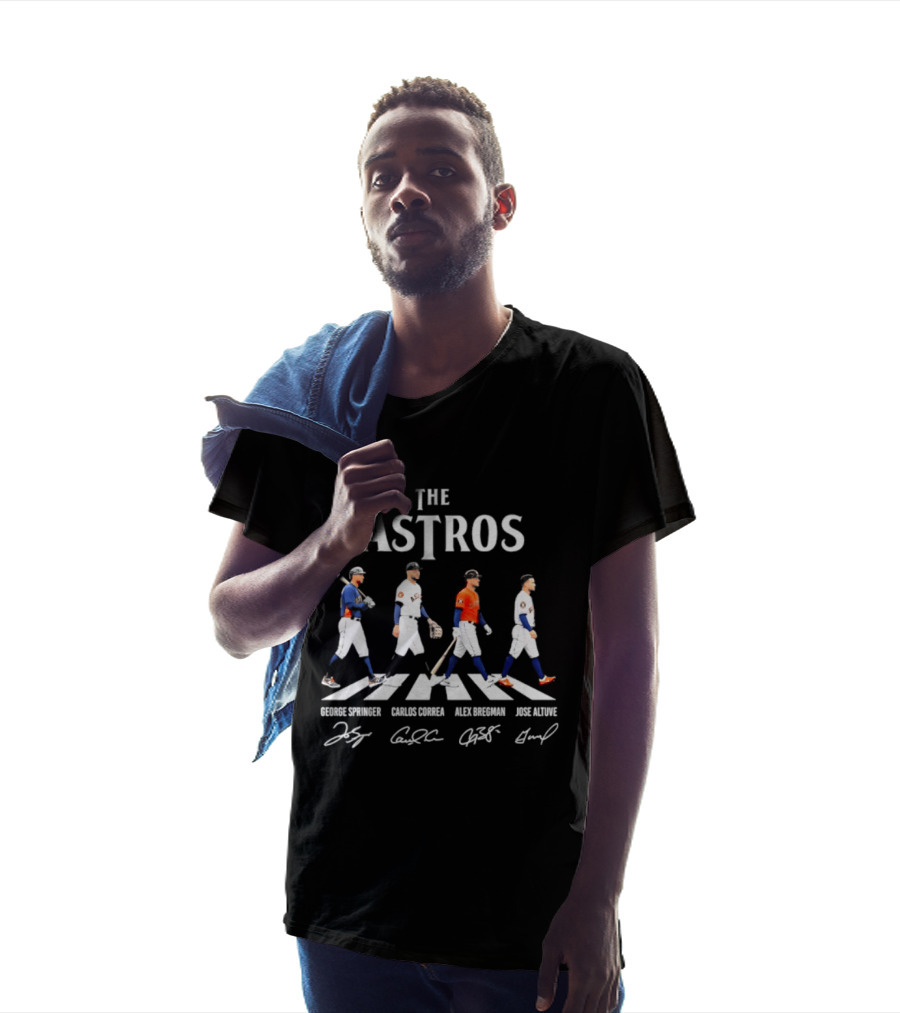 The Astros George Springer Carlos Correa Alex Bregman Jose Altuve Houston Astros T-Shirt