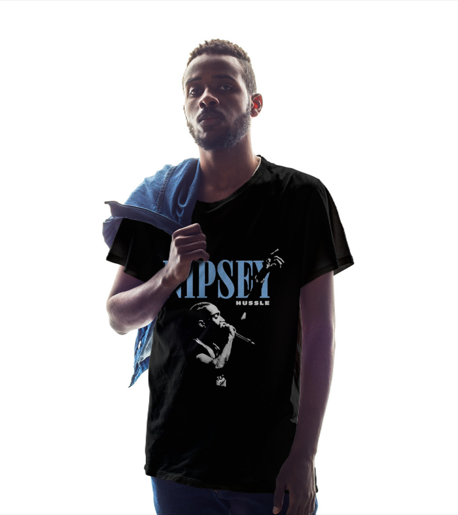 Nipsey Hussle Prolific Blue Microphone T-Shirt