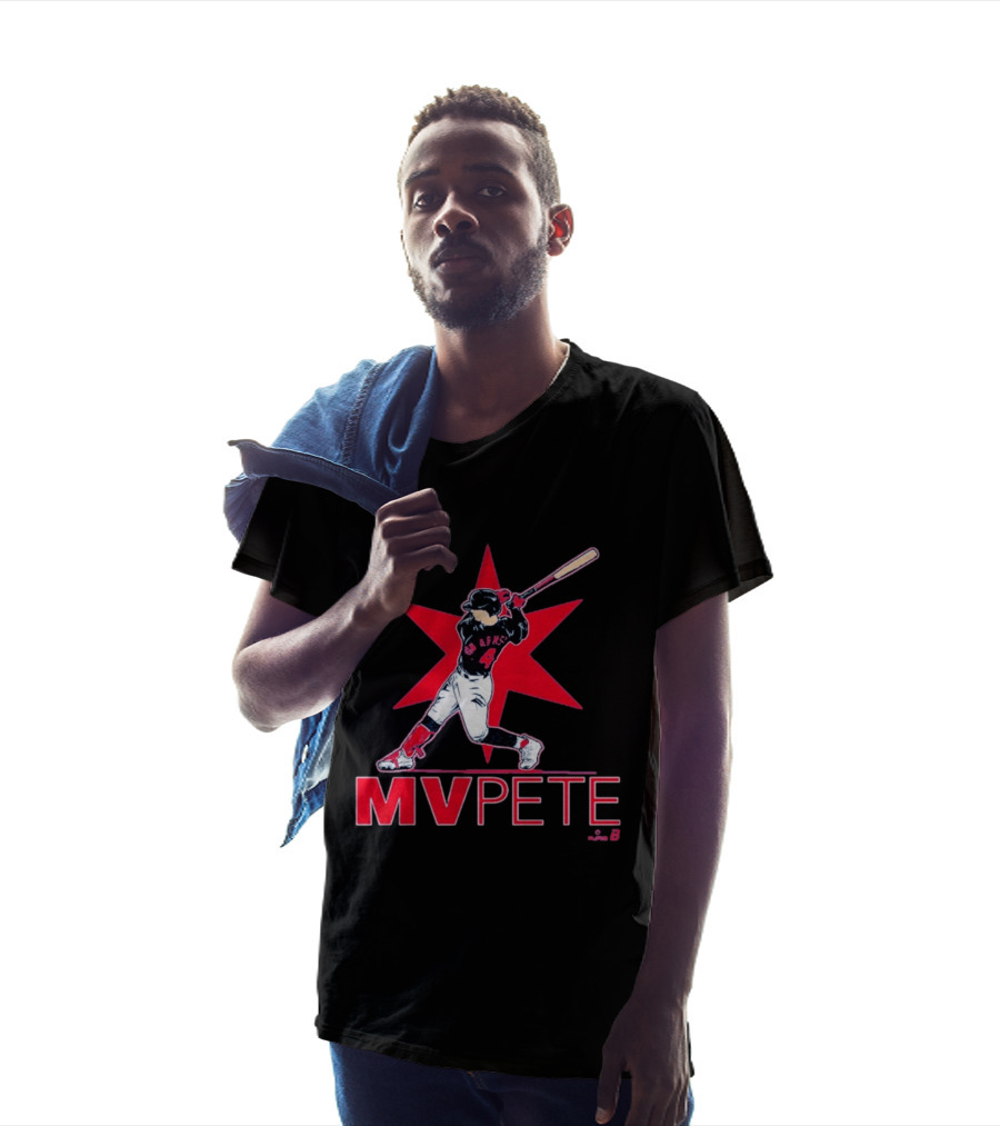MVPete Baseball Player 4 AFMS Red Star T-Shirt