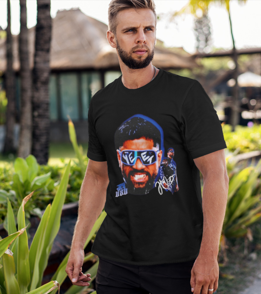 Jey Uso Yeet WWE Wrestling Bloodline Autograph Sunglasses T-Shirt