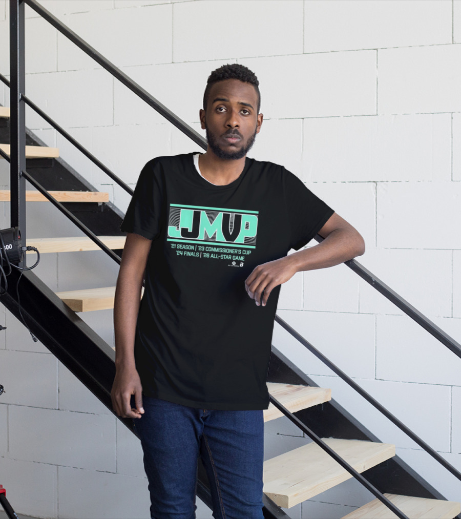 JJ MVP Jonquel Jones 2021 Season 2022 Commissioner's Cup 2021 Finals 2023 All Star Game T-Shirt