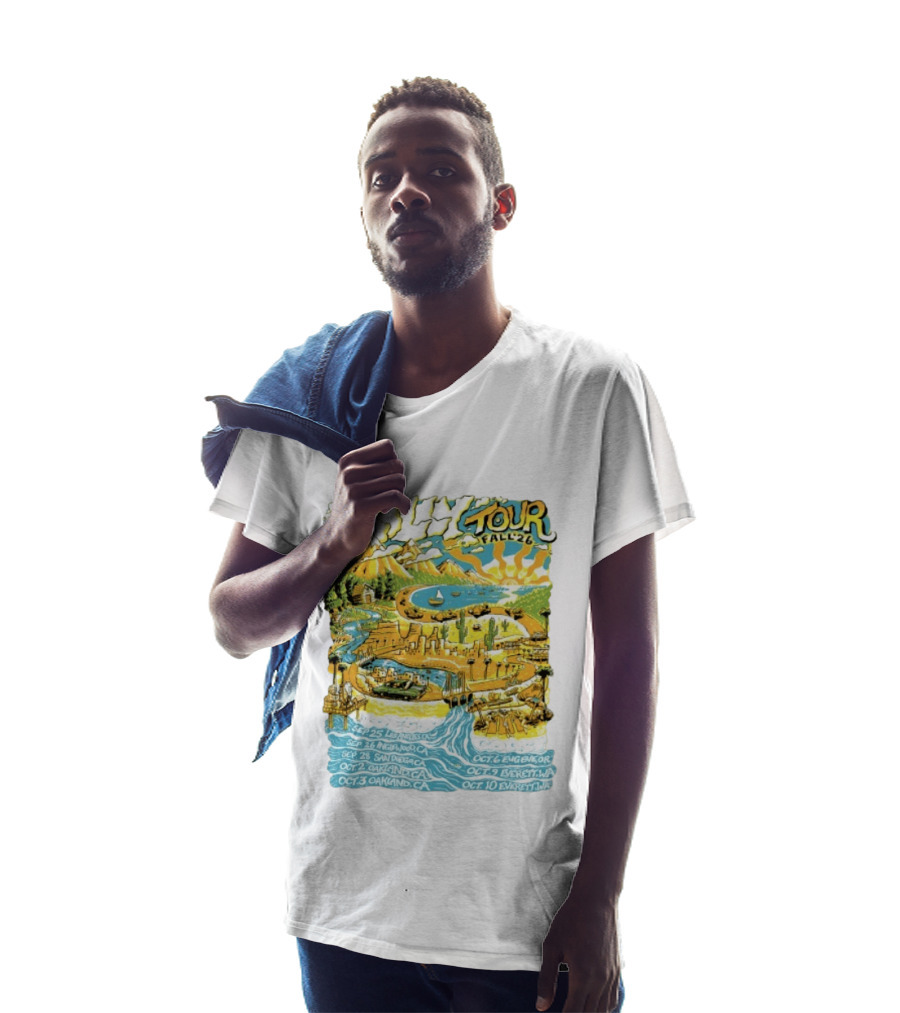 Billy Tour Fall '26 West Coast Concert Dates San Diego Oakland Eugene Everett T-Shirt