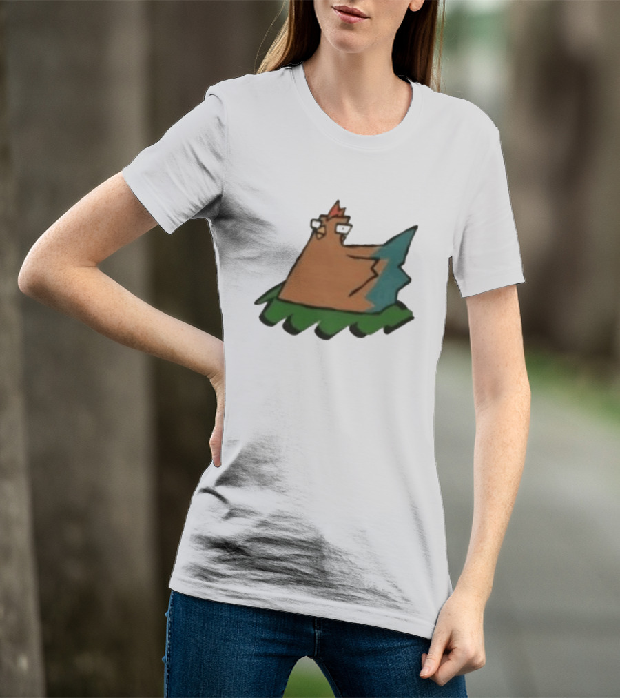 Cartoon Chicken In Nest Bird T-Shirt