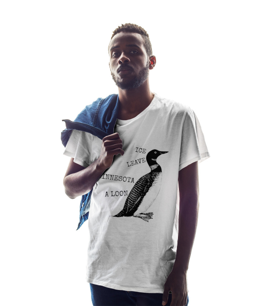 Ice Leave Minnesota A Loon T-Shirt