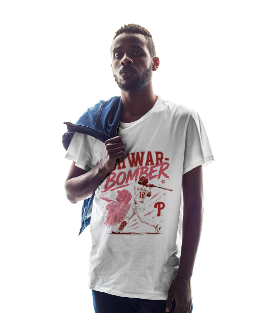 Schwar Bomber Kyle Schwarber Philadelphia Phillies Baseball T-Shirt