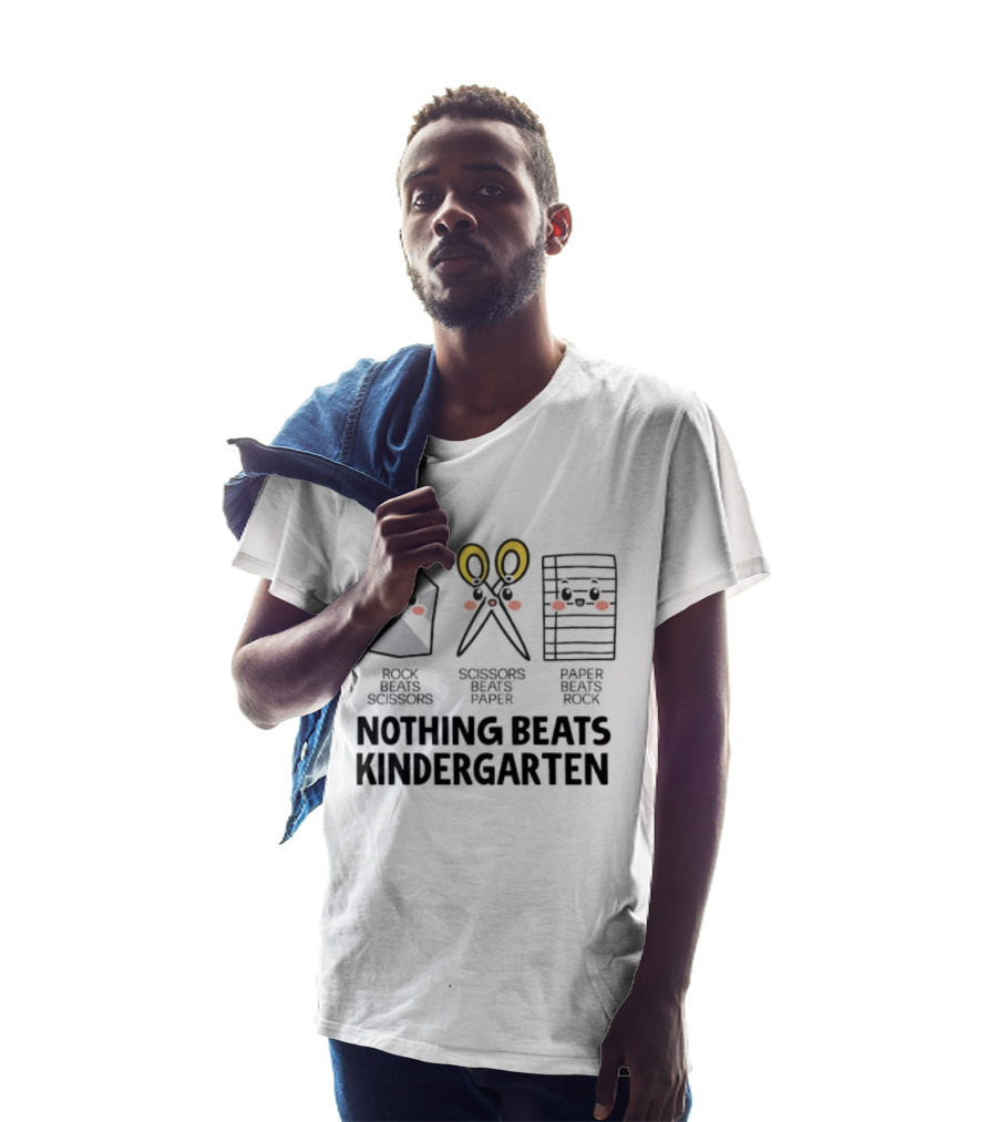 Rock Paper Scissors Kindergarten Fun Play Nothing Beats T-Shirt