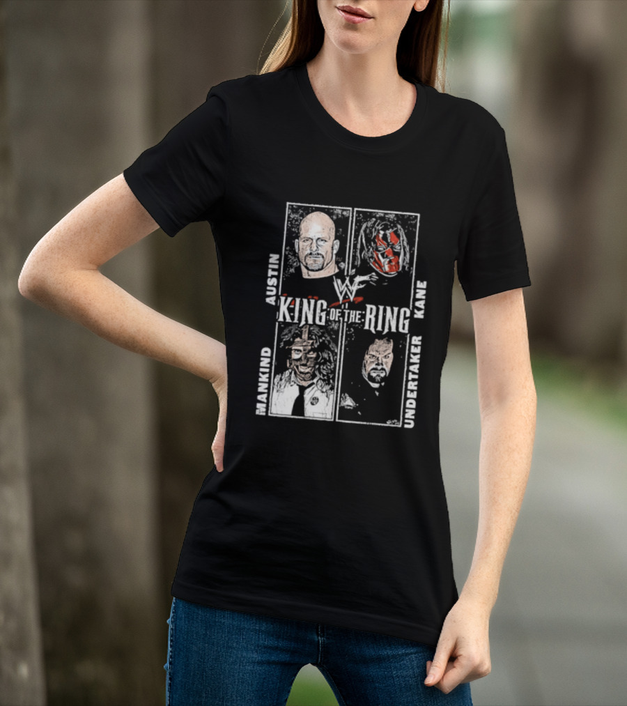 WWF King Of The Ring Austin Kane Mankind Undertaker T-Shirt