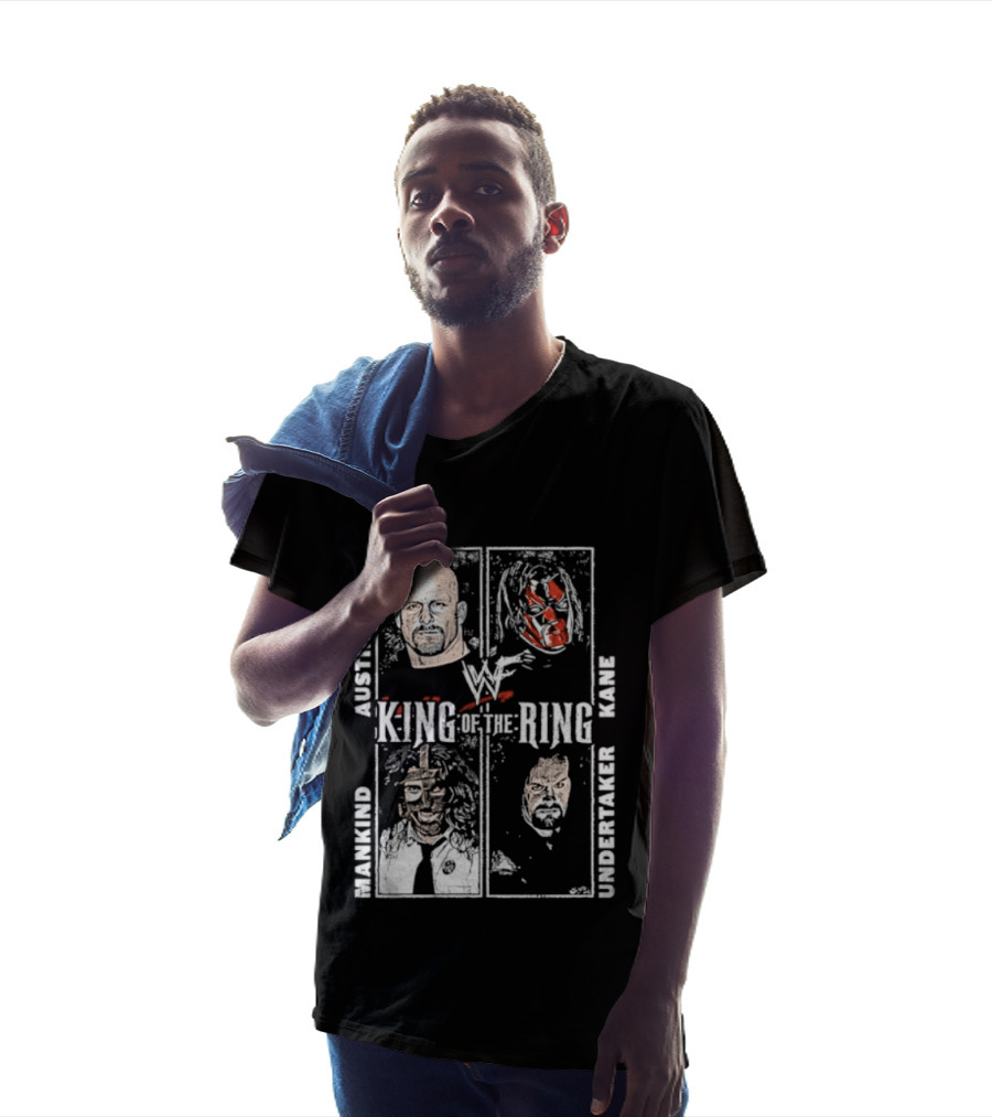 WWF King Of The Ring Austin Kane Mankind Undertaker T-Shirt