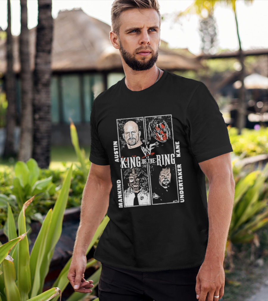 WWF King Of The Ring Austin Kane Mankind Undertaker T-Shirt
