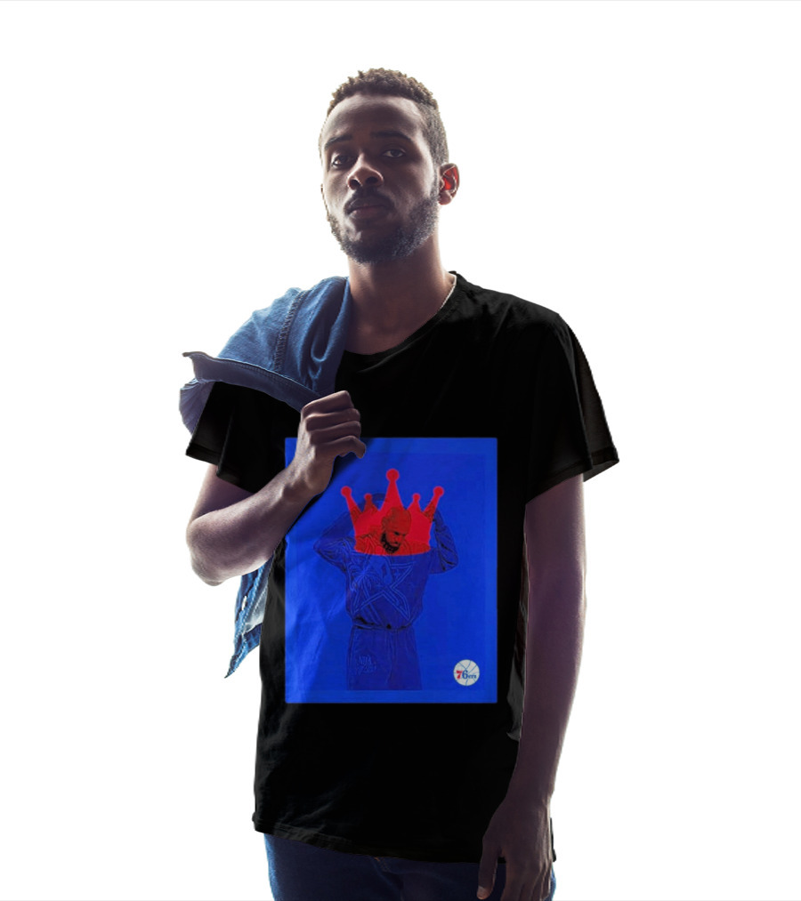 LeBron James NBA All Star Crown Philadelphia 76ers T-Shirt