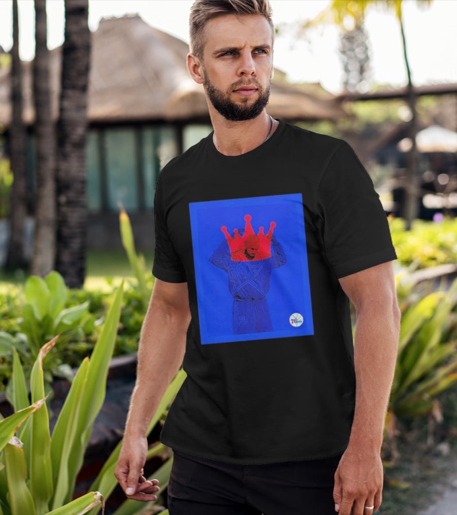 LeBron James NBA All Star Crown Philadelphia 76ers T-Shirt