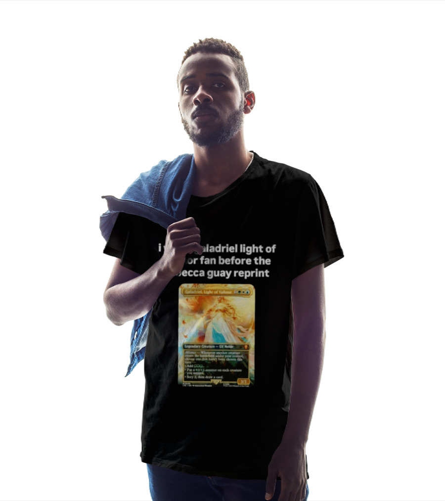 Galadriel Light Of Valinor Magic The Gathering Rebecca Guay Reprint 3/3 Legendary Creature Elf Noble T-Shirt