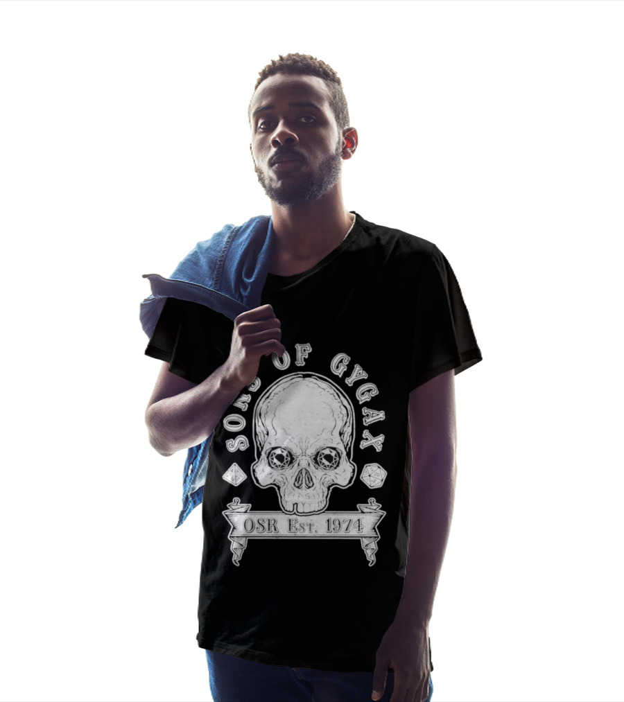 Sons Of Gygax OSR Est 1974 Skull T-Shirt