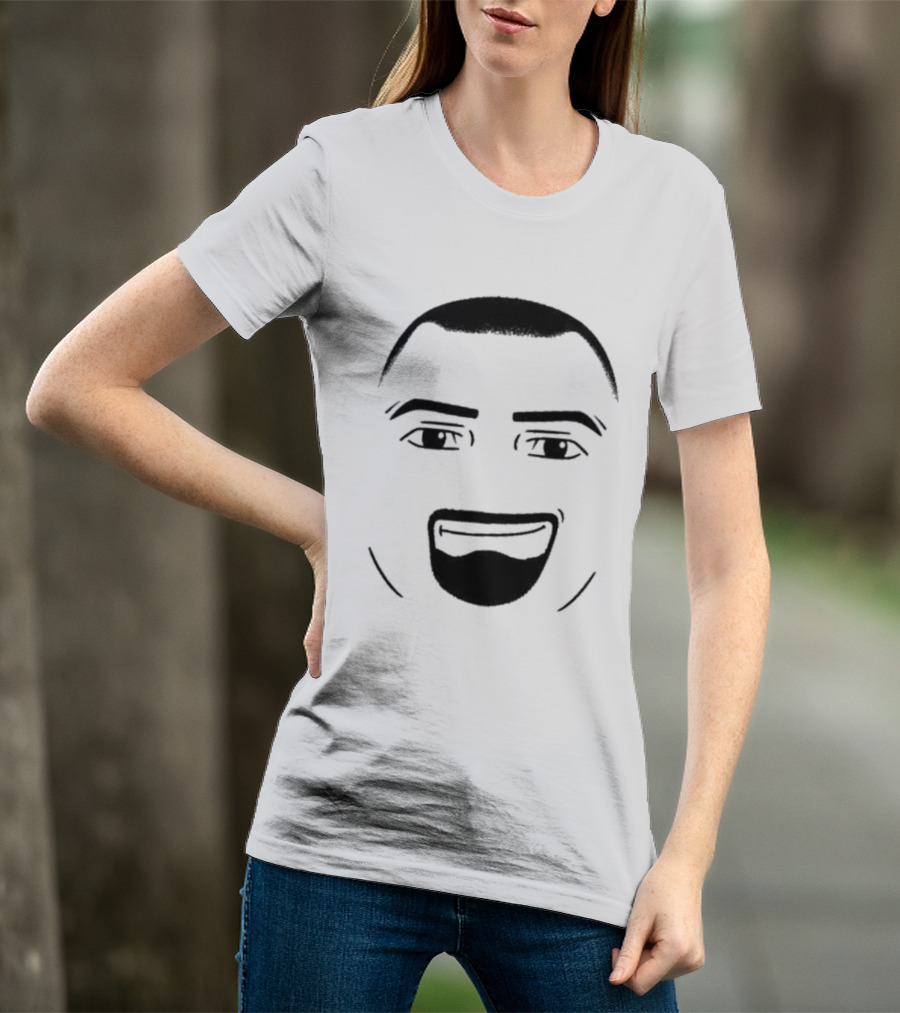 Aldoswag Roblaldo Smiling Face Drawing T-Shirt