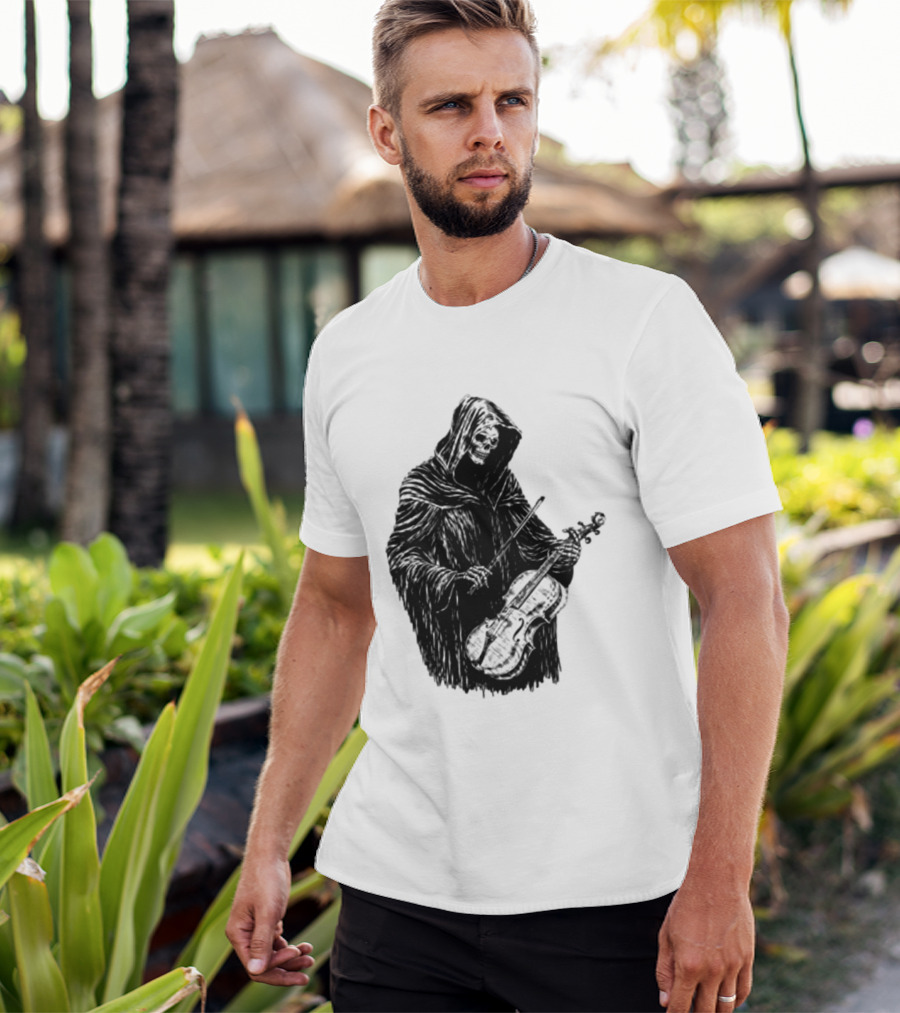 Avenged Sevenfold A7X North American Tour 2026 At Peace Tour Dates Grim Reaper Playing Violin T-Shirt