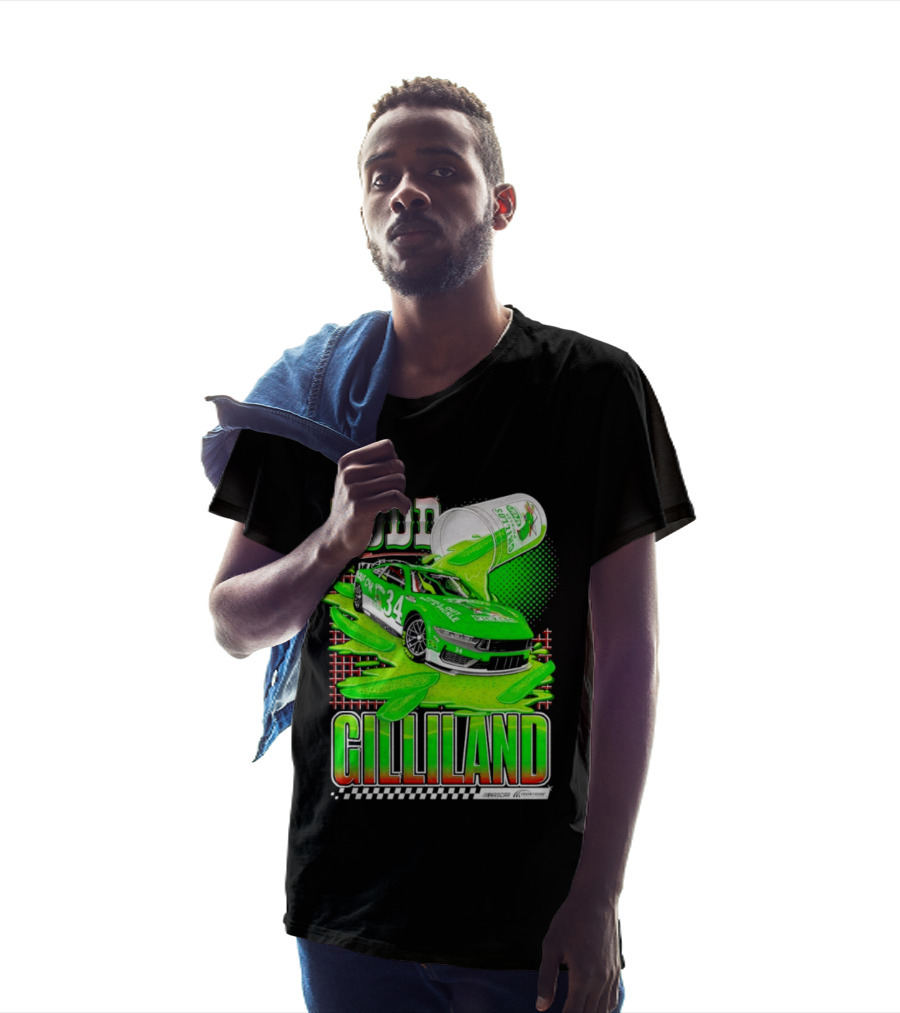 Todd Gilliland NASCAR 34 Pickle Juice Racing Car Victory 2026 T-Shirt