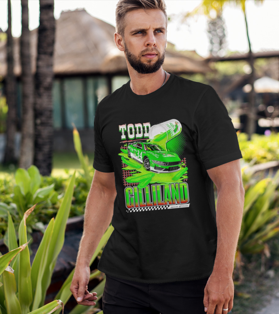 Todd Gilliland NASCAR 34 Pickle Juice Racing Car Victory 2026 T-Shirt