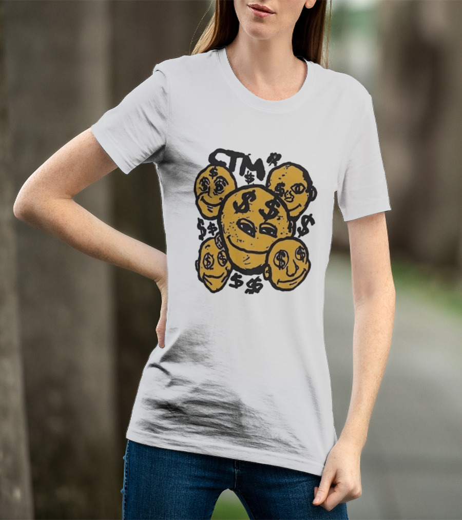 CTM Money Faces Dollar Sign Expressions T-Shirt